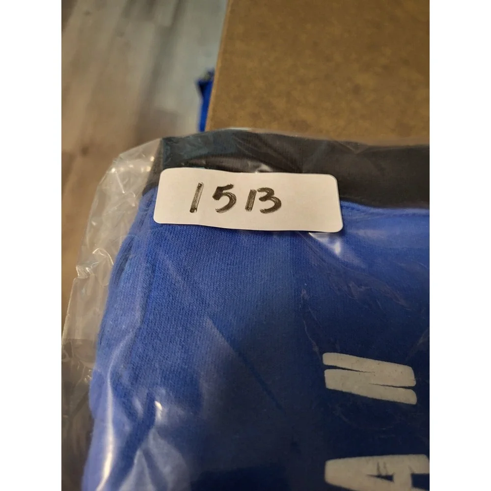 Nike Air Jordan Jacket Infant 6 9M Blue Hoodie Full Zip Spellout Basketball Kids